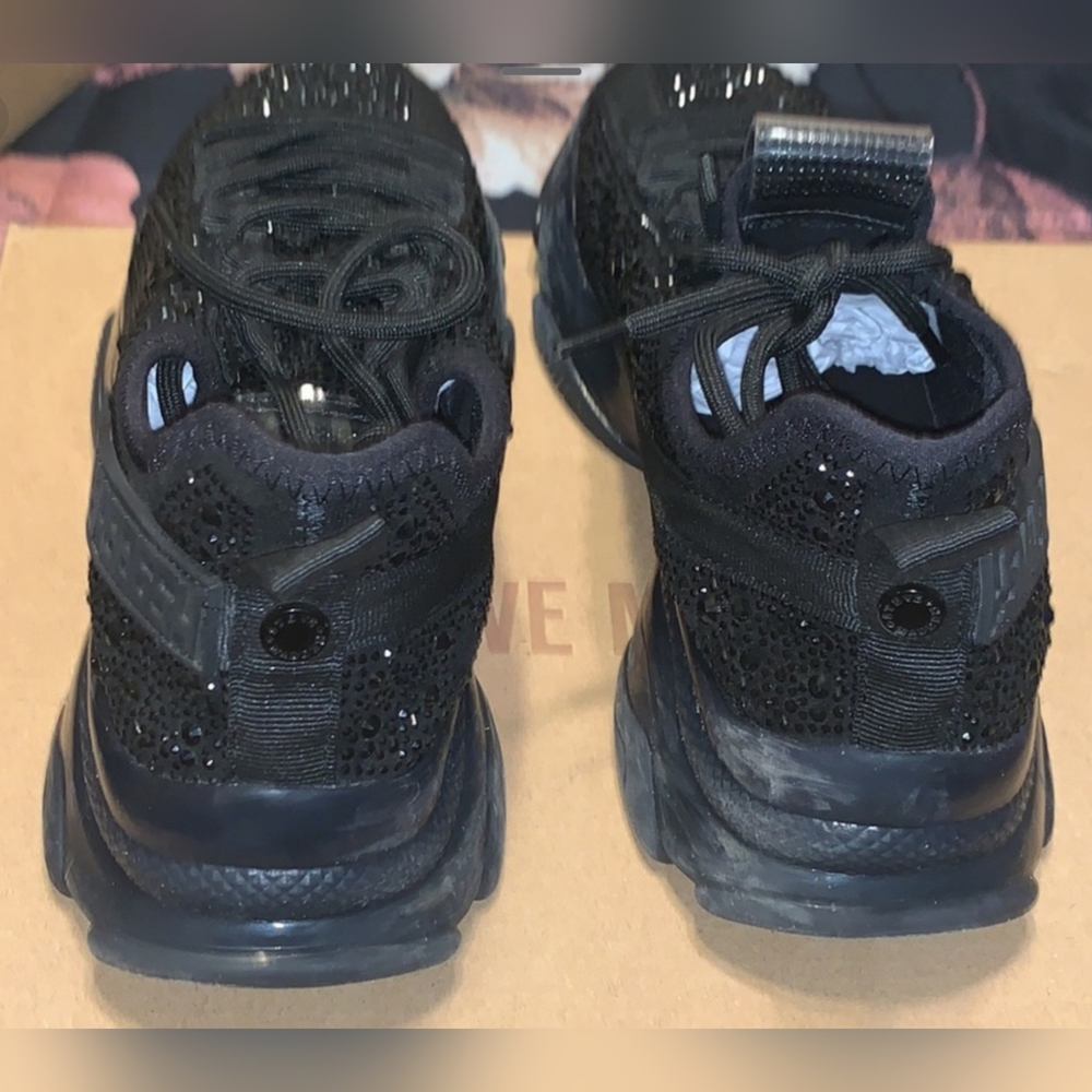 Steve Madden Maxima R Black Rhinestone 8 (fits like 7.5) copy - Picture 10 of 15